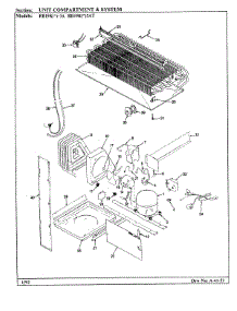 04 - Unit Compartment & System parts for Magic Chef Refrigerator RB19KA-3A / AG60A from AppliancePartsPros.com