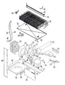 07 - Unit Compartment & System parts for Magic Chef Refrigerator RB19KN-2AD / BL52A from AppliancePartsPros.com