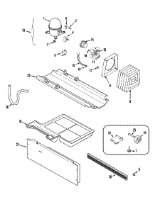 02 - Compressor (Rev. 13) parts for Magic Chef Refrigerator CTB1722GRQ from AppliancePartsPros.com