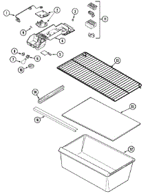 09 - Fresh Food Compartment (Ctl Rev.10-14) parts for Magic Chef Refrigerator CTL1511GEW from AppliancePartsPros.com