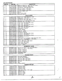 Complete Air Conditioner Assembly Page 2 parts for Magic Chef Air Conditioner KSA5843 from AppliancePartsPros.com