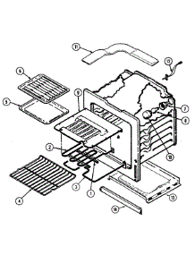06 - Oven parts for Magic Chef Oven 9895XRB from AppliancePartsPros.com