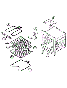 05 - Oven parts for Magic Chef Oven 9512XUB from AppliancePartsPros.com