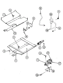 04 - Gas Controls parts for Magic Chef Oven 9475VRV from AppliancePartsPros.com