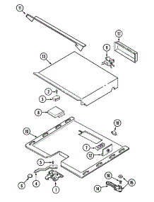 04 - Internal Controls parts for Magic Chef Oven C9875VVV from AppliancePartsPros.com