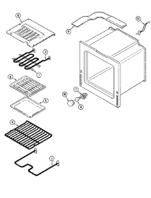 05 - Oven parts for Magic Chef Oven 9875VVV from AppliancePartsPros.com