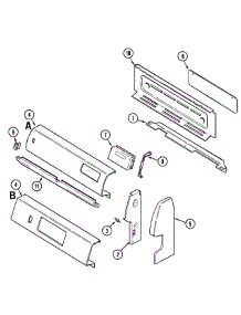 Control Panel parts for Magic Chef Oven OEMMAYCONV9 from AppliancePartsPros.com