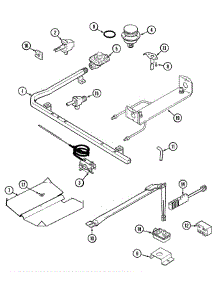 Gas Controls parts for Magic Chef Oven OEMMAYCONV8 from AppliancePartsPros.com