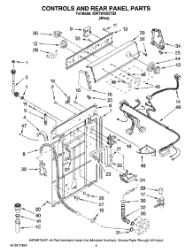 02 - Controls And Rear Panel Parts parts for Maytag Washer 2DHTW4305TQ0 from AppliancePartsPros.com