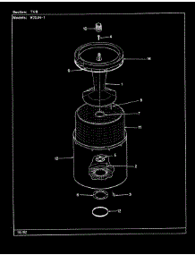 15 - Tub (Rev. G-L) parts for Magic Chef Washer W20JN1 from AppliancePartsPros.com
