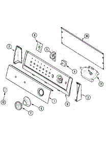 05 - Control Panel parts for Magic Chef Washer CAV2000AWQ from AppliancePartsPros.com