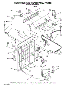 02 - Controls And Rear Panel Parts parts for Maytag Washer HTW4300TQ0 from AppliancePartsPros.com