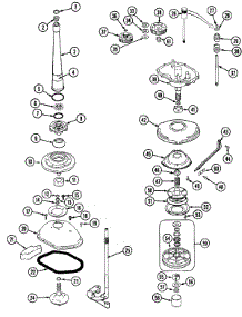 05 - Transmission parts for Magic Chef Washer W205KA from AppliancePartsPros.com