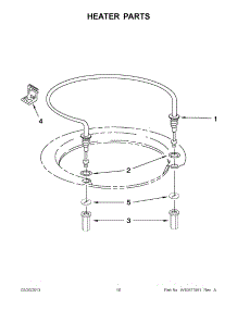12 - Burner Box parts for Thermador Range PRDS366 from AppliancePartsPros.com