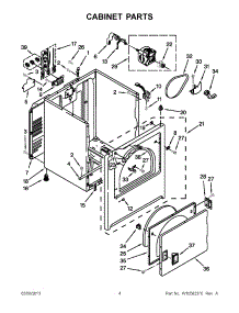 45 - Schematic Diagram parts for Thermador Range PRDS484GL from AppliancePartsPros.com