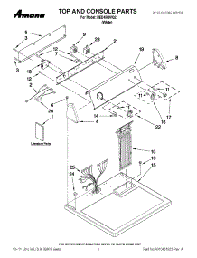 20 - Psc484wk Control Panel parts for Thermador PSC364GLZS from AppliancePartsPros.com