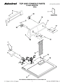 02 - Pdr366 Control Panel parts for Thermador PDR366ZS from AppliancePartsPros.com
