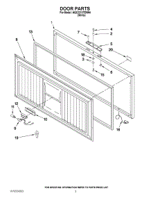 04 - Control Panel parts for Thermador Wall Oven CJ302UB from AppliancePartsPros.com