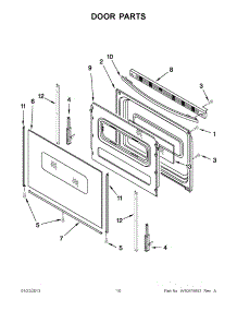 16 - Upper & Lower Convection Blowers parts for Thermador Wall Oven CJ302US from AppliancePartsPros.com
