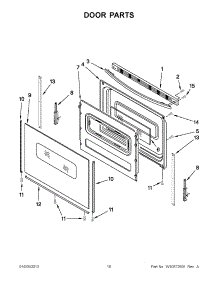 02 - Top Plenum Control parts for Thermador Oven SMWS72YP AFTER S/N 8204 from AppliancePartsPros.com