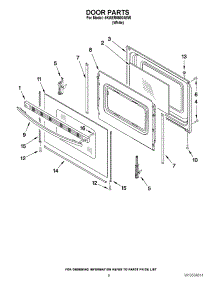 22 - Drawer Slides & Heating Element parts for Thermador Oven SMWS72YP AFTER S/N 8204 from AppliancePartsPros.com