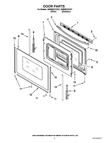 06 - Microwave Duct Exhaust parts for Thermador Oven SM272YS AFTER S/N 8204 from AppliancePartsPros.com