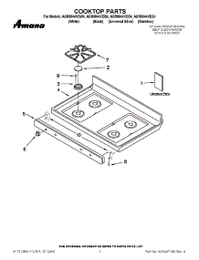 20 - Dispenser & Front parts for Thermador Refrigerator TSS48QBW from AppliancePartsPros.com