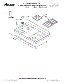 04 - Body parts for Thermador Warming Drawer WD24QPRS from AppliancePartsPros.com