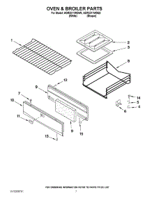 08 - Custom Wood Door Front parts for Thermador Warming Drawer WD24QB from AppliancePartsPros.com