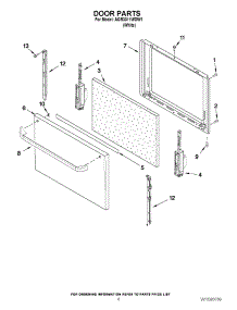 03 - Body parts for Thermador Warming Drawer WD30XS from AppliancePartsPros.com