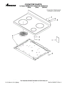12 - Disassembly & Replacement parts for Thermador ECCMT-131 from AppliancePartsPros.com