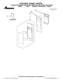 06 - Microwave Main Door Assembly parts for Thermador Microwave MT27S from AppliancePartsPros.com
