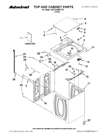 04 - Burner Box parts for Thermador Cooktop SGN30W from AppliancePartsPros.com