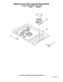 07 - Burner Caps & Rear Support Bar parts for Thermador Cooktop SGN30S from AppliancePartsPros.com