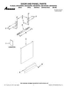 04 - Drawer Panel Support parts for Thermador Warming Drawer WD30XB from AppliancePartsPros.com