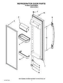 05 - Refrigerator Liner parts for Thermador Refrigerator TSS36DAW-06 from AppliancePartsPros.com