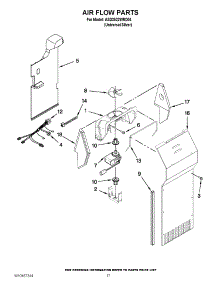 09 - Freezer Shelves parts for Thermador Refrigerator TSS36DAW-06 from AppliancePartsPros.com