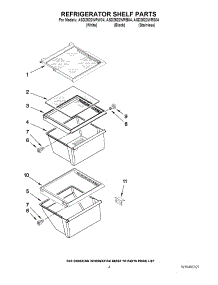 18 - Freezer Door parts for Thermador Refrigerator TSS36QBB from AppliancePartsPros.com
