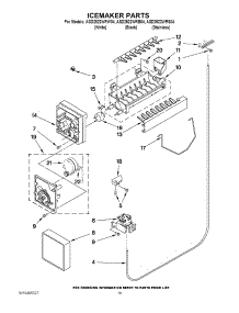 27 - Motor & Ice Container Page 2 parts for Thermador Refrigerator TSS36QBW from AppliancePartsPros.com