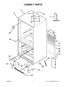 11 - Refrigerator Door parts for Thermador Refrigerator TSS48DAW-06 from AppliancePartsPros.com