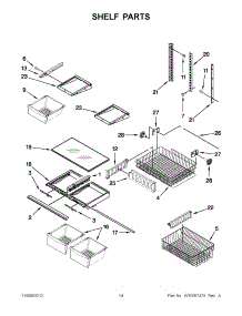 17 - Icemaker parts for Thermador Refrigerator TSS48DAW-06 from AppliancePartsPros.com