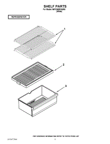 06 - Maintop Assy - Tmh36 parts for Thermador Cooktop TMH36GW from AppliancePartsPros.com