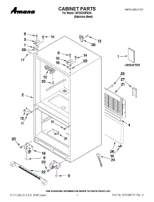 12 - Hardware List parts for Thermador Cooktop TMHCV36GB from AppliancePartsPros.com