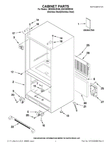 05 - Ggs36 & Ggscv36 Burner Box parts for Thermador Cooktop GGS30W from AppliancePartsPros.com