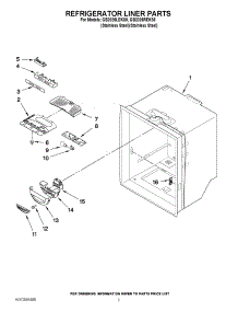 05 - Ggs36 & Ggscv36 Burner Box parts for Thermador Cooktop GGSCV36W from AppliancePartsPros.com