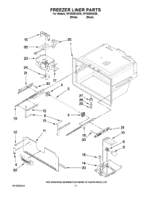 13 - Snorkel parts for Thermador Cooktop GGS365W from AppliancePartsPros.com
