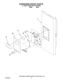 14 - Gear Box Plug, Snorkel & Gear Box parts for Thermador Cooktop GGSCV365 from AppliancePartsPros.com