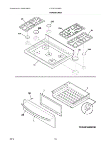 15 - Schematic Diagram parts for Thermador RDFS30 PRIOR TO S/N 9708 from AppliancePartsPros.com