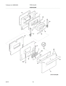 06 - Body parts for Thermador Wall Oven CT127N-01 from AppliancePartsPros.com
