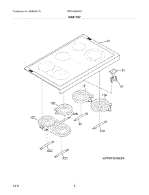 02 - Door parts for Thermador Wall Oven CT130W from AppliancePartsPros.com